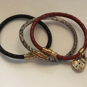 henri bendel Jewelry - Set 3 Henri Bendel leather magnetic charm bracelet henri bendel Jewelry - Set 3 Henri Bendel leather magnetic charm bracelet